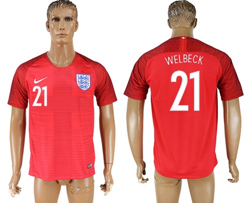 England #21 Welbeck Away Soccer Country Jersey - Click Image to Close